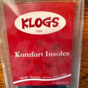 NWOT KLOGS KOMFORT INSOLES